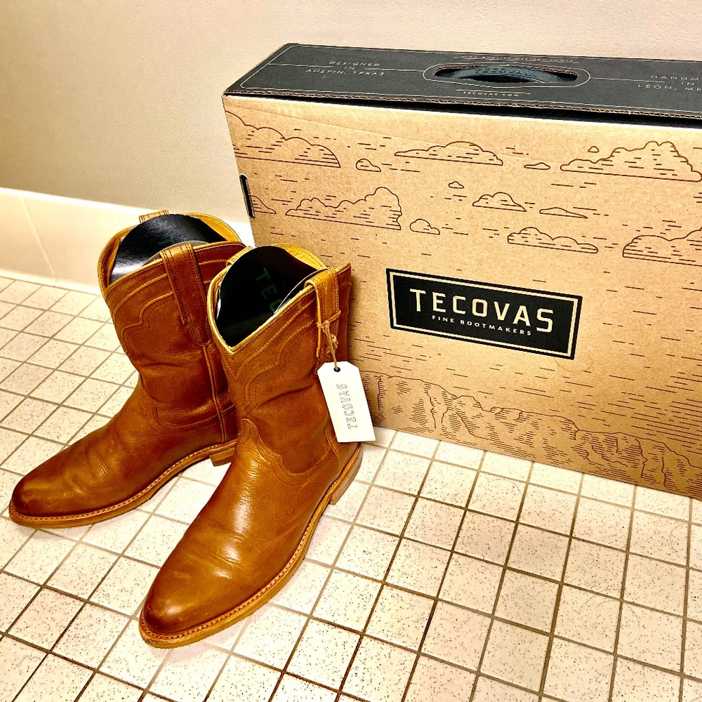 Tecovas “The Jake” Men’s Roper Boots 7.5 D-Average *LIKE NEW*